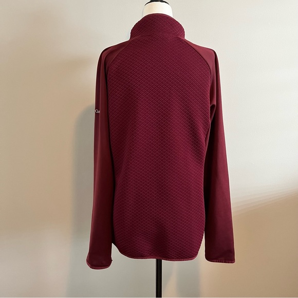Columbia Full Zip Jacket Deep Maroon - size L - Picture 4 of 9